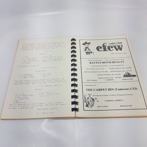 Vintage 1970s Cookbook Scandia Lutheran Church Women Armena Alberta Camrose AB - Picture 11 of 16